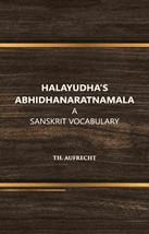 halayudh&#39;s abhidhanaratnamala [Hardcover] - £31.62 GBP