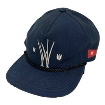 Hurley X Sig Zane JJF Hawaii KA HULI WAE Snapback Hat Cap Designer Navy - £35.21 GBP