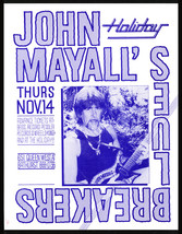 JOHN MAYALL Bluesbreakers 1985 TORONTO CONCERT POSTER - $24.99