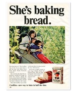 Robin Hood Flour She&#39;s Baking Bread Mom on Slide Vintage 1968 Print Maga... - $9.70