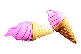 C&amp;H Solutions Pink Ice Cream Style Beach Towel Clips Jumbo Size for Beac... - $164.21 MXN