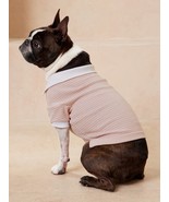 Banana Republic Preppy Dog Striped Polo Shirt PINK OR GOLD NEW (LG up to... - $28.30 CAD
