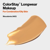 Liquid Foundation by Revlon, ColorStay Face Makeup Macadamia 460 1.0 oz - £6.99 GBP