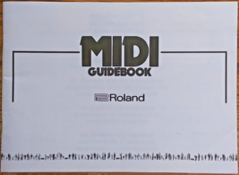 Roland Midi Guidebook Original Book, Informative and Collectable Book VG... - £13.99 GBP