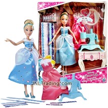 Year 2015 Disney Princess 12 Inch Doll - Cinderella&#39;s Stamp &#39;n Design Studio - £43.95 GBP