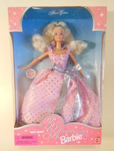 1997 Mattel Walmart 35TH Anniversary Barbie Doll 17245 Nib Pink Dress Blonde - £16.42 GBP
