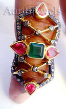 Victorian 1.05ct Rose Cut Diamond Gemstones Wedding Women&#39;s Ring Christmas - £377.66 GBP