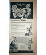 Junket Rennet Powder 1940s Magazine Print Advertisement Art - $8.15 CAD