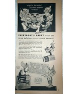 Junket Rennet Powder 1940s Magazine Print Advertisement Art - £4.68 GBP