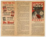 Hogs on the Highway 1930&#39;s Brochure Road Rage  - $27.72