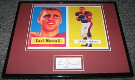 Earl Morrall Signed Framed 11x14 Photo Display 49ers - £50.83 GBP