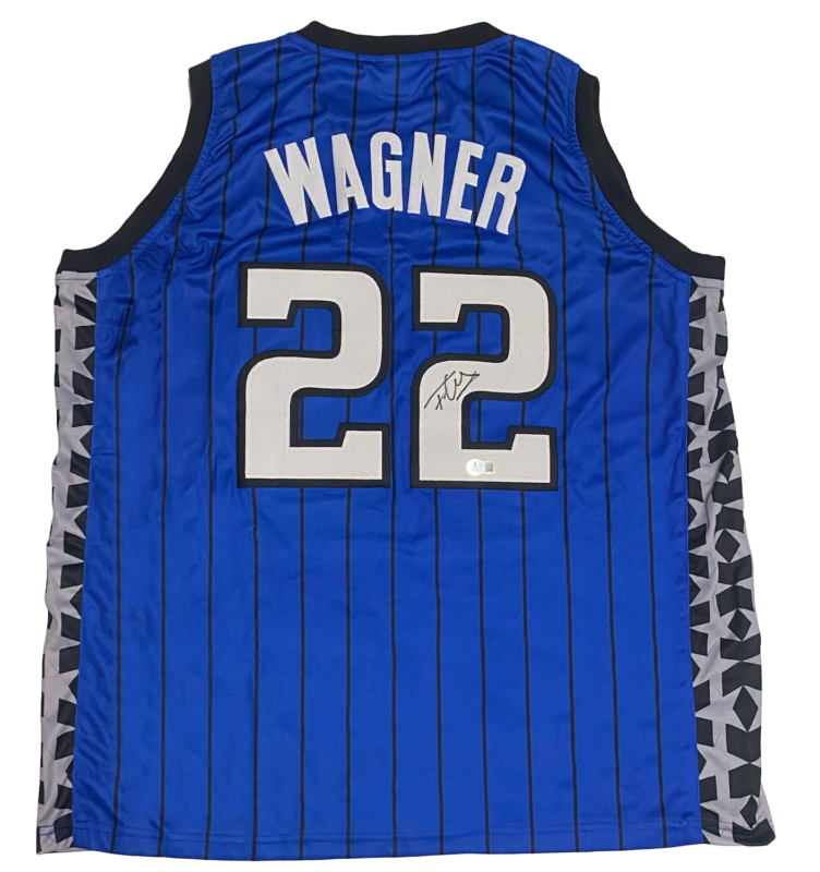 Franz Wagner Autographed Blue/Black #22 Orlando Pinstripe Custom Jersey ... - $149.00