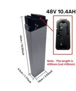 48V 10.4Ah EBIKE Battery Lithium Ion SAMEBIK Lectric xp folding Electric... - $167.54