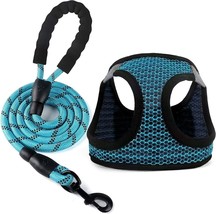 Dog Harness,No Pull Dog Harness Soft Breathable Mesh, Step-in Cat Puppy (Size:M) - £10.87 GBP