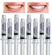 8 Syringes 10% for SENSITIVE tooth - Teeth Whitening Gel At Home System - USA ! - £9.00 GBP