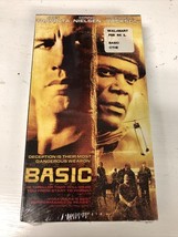 Basic New Sealed John Travolta Samuel Jackson Connie Nielsen  (VHS, 2003) - $8.91 CAD