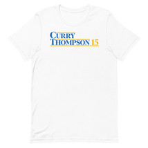 Stephen Curry &amp; Klay Thompson T-SHIRT Retro 2015 Splash Brothers Basketball Duo - £13.99 GBP+