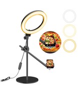 Selfie Ring Light With Stand And Phone Holder,Overhead Phone Mount With ... - £65.45 GBP