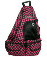 Messenger Sling Cross Body Bag Backpack Fuchisia School Hiking Rucksack ... - $453.21 MXN