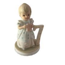 1982 LEFTON Birthday Girl Age 7 The Christopher Collection #03448G Figurine - £5.52 GBP
