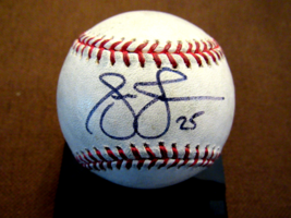 ANDRUW JONES 95 WSC ATLANTA BRAVES SIGNED AUTO OML GAME USED BASEBALL JS... - £116.36 GBP