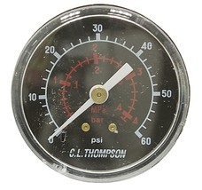 Dynamic CDP-5P-004D-8N 60 PSI 4.2 Bar 2 BM Dry Gauge - $561.72 MXN