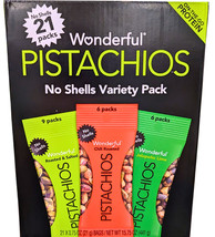 Wonderful Pistachios Variety Pack 21 x 0.75 Oz EXP 05/2026 - $486.80 MXN