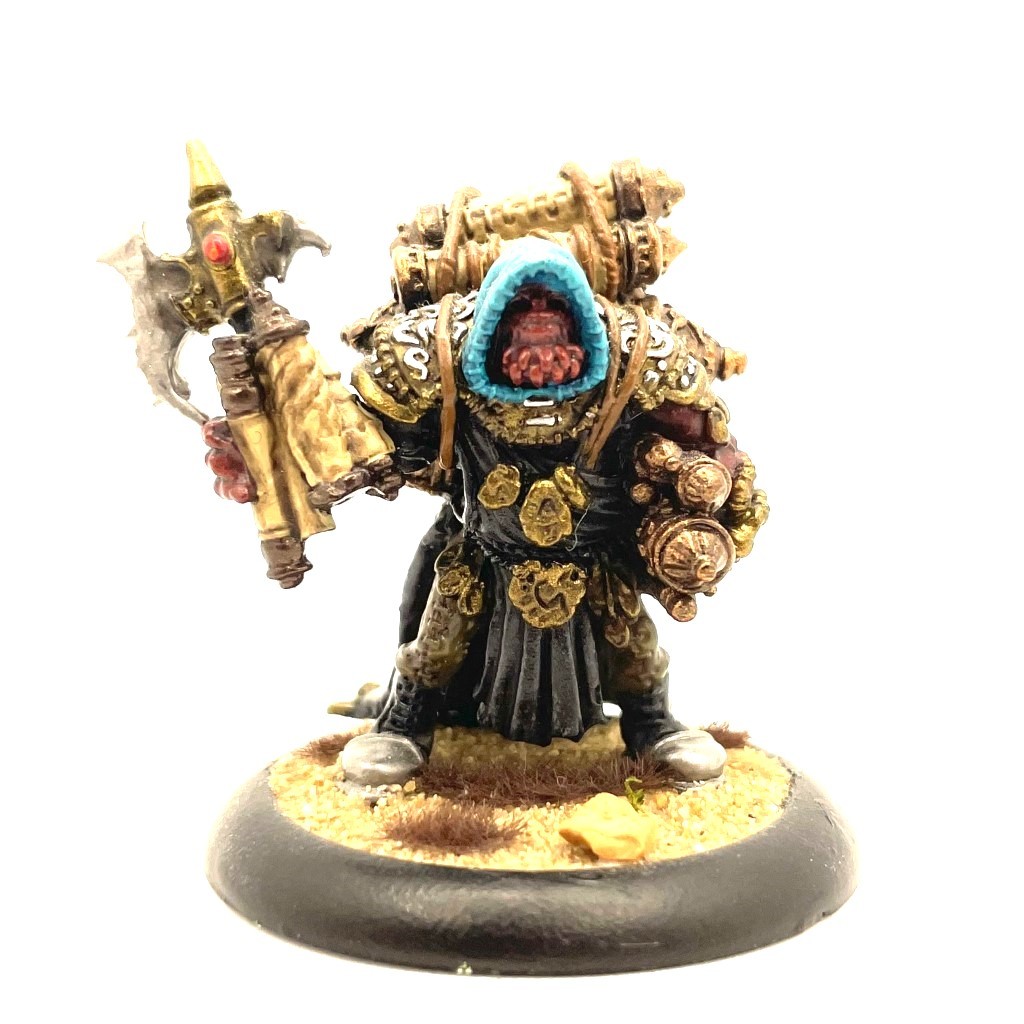 Stone Scribe Elder 1 Painted Miniature Trollbloods Trollkin Hordes - $32.00
