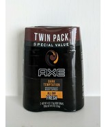 Twin Pack - AXE Dark Temptation Deodorant Body Spray (8oz Total) - New Sealed - $14.80