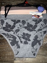 Carrie Amber ~ Womens Brief Underwear Panties Nylon Blend 3-Pair ~ M - £13.84 GBP