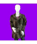 Reversible Animal Print BB Dakota Lined Trench Coat Ladies Size M with p... - $622.09 MXN