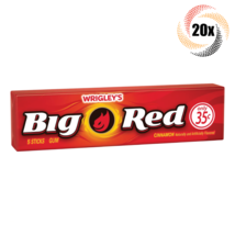 20x Packs Wrigley's Big Red Cinnamon Flavor Chewing Gum ( 5 Sticks Per Pack ) - £13.92 GBP