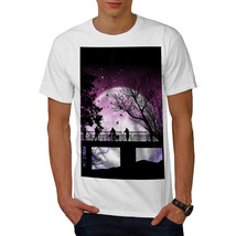 Wellcoda Moon Silhouette Nature Mens T-shirt, Night Graphic Design Print... - $18.61+