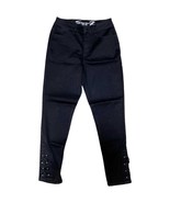 Seven7 High Rise Skinny Black Jeans Lace Up Ankle Hem size 6 NEW No Tags - $35.98 CAD