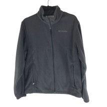 Columbia Mens Steens Mountain Fleece Jacket Full Zip Pockets Gray M - $16.39