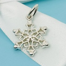 Tiffany &amp; Co Snowflake Charm or Pendant in Sterling Silver - £278.33 GBP