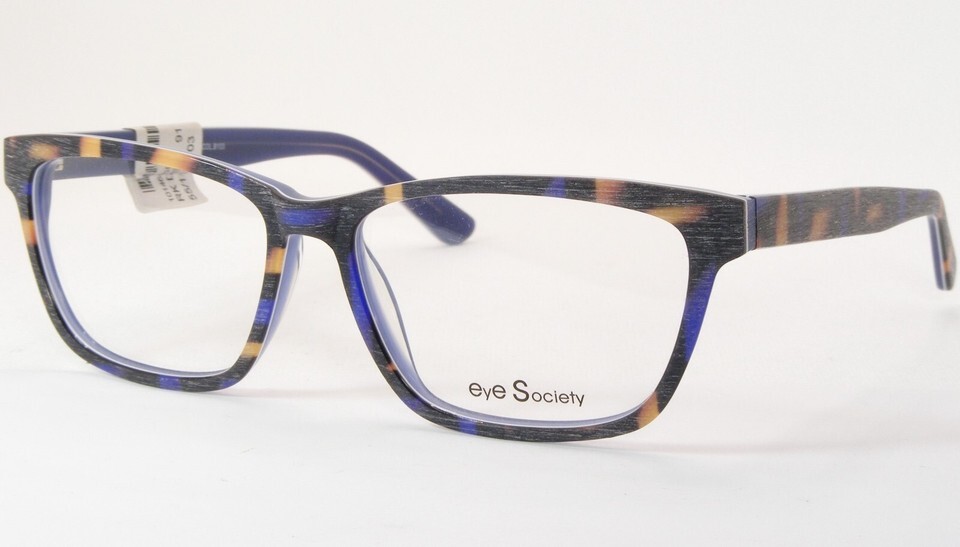 Eye Society by RK DESIGN 91 B103 BRUSHED Multicolor UNIQUE EYEGLASSES 55... - $97.32