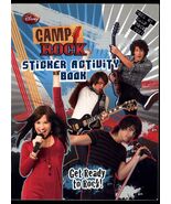 CAMP ROCK Sticker Activity Book Paperback DISNEY * stickers not applied - $7.67