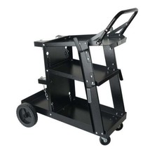 Welding Cart, 3-Tier Welder Cart Heavy Duty with 400 Lbs Weight Capacity, 360° S - $72.99