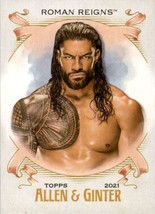 2021 Topps Heritage Allen and Ginter #AG-18 Roman Reigns NM-MT ID:58893 - £4.58 GBP