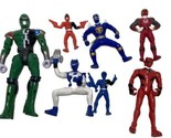 Power Rangers and Action Figure Lot 7 pcs Green Ranger and more - £14.39 GBP
