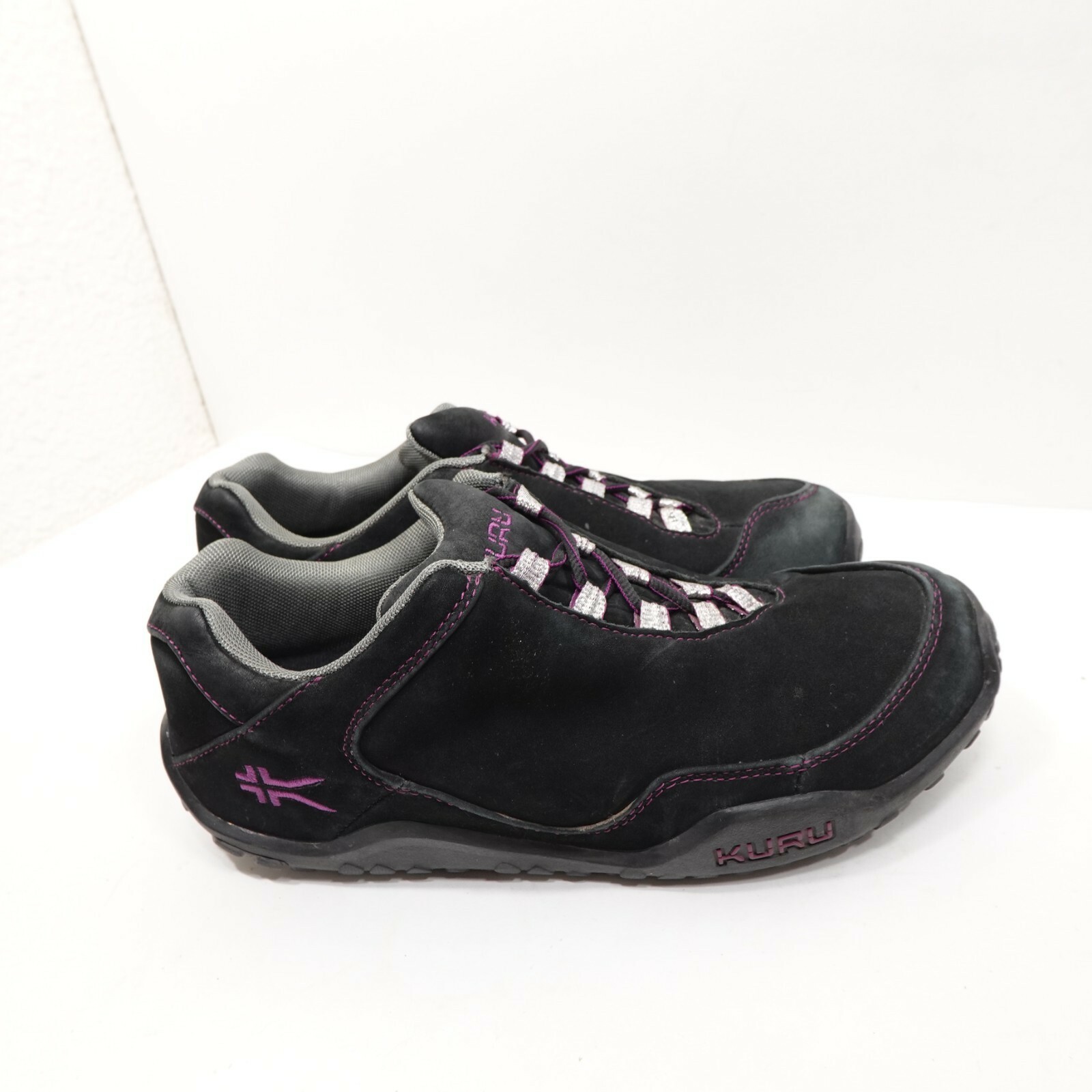 Kuru Chicane Black Purple Suede Hiking Comfort Shoes Sneaker Womens Size 10 Item image 8