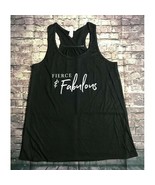 Fierce &amp; Fabulous Racerback Tank Top Workout Exercise Gear Gym Running NWOT - $23.76