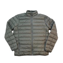Eddie Bauer Men&#39;s Size Medium Jacket Down Packable Lightweight Green/Cho... - $67.70 CAD