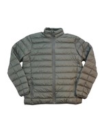 Eddie Bauer Men&#39;s Size Medium Jacket Down Packable Lightweight Green/Cho... - $67.76 CAD