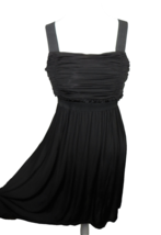 Kensie Women&#39;s Size XS Black Ruched Zip Back Formal Dress - £35.18 GBP