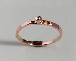 Solid Pure Copper Minimalist Healing Ring, Handmade, Unisex, Dainty Ball... - $16.41+