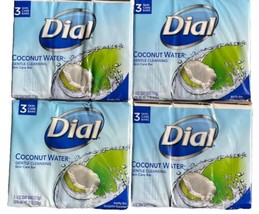 4X Dial Coconut Water Gentle Cleansing Bar Soap Pack Of 3 Bars - £40.02 GBP