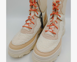 Sorel Women Brex Boot Cozy Lace WP Size US 11 Nova Combat Boots Sand Sea... - $131.67