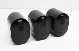 Arlo Pro 4 Spotlight Wireless Security Cameras VMC4350B 3-Pack - Black image 2